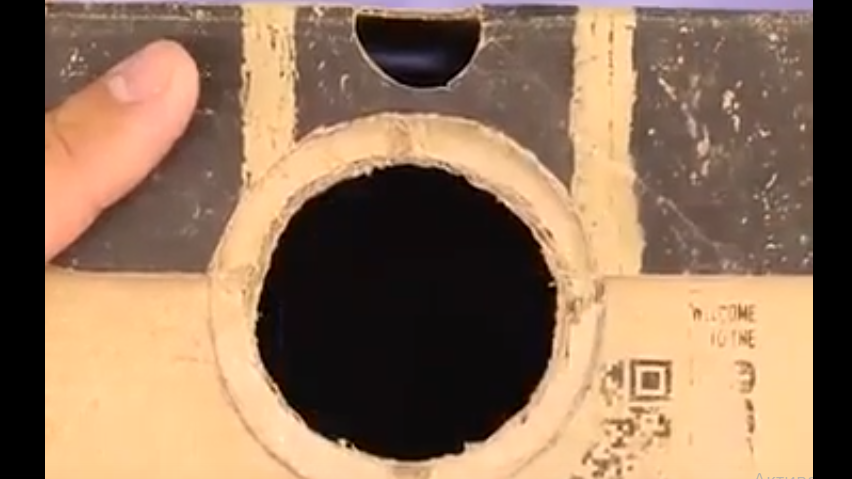 Kesilmiş daireli kutu Kesilmiş daireli kutu