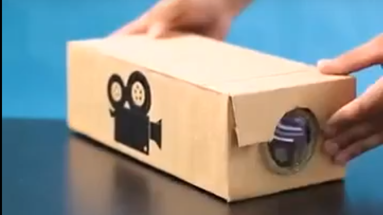 DIY ayakkabı kutusu projektörü DIY ayakkabı kutusu projektörü